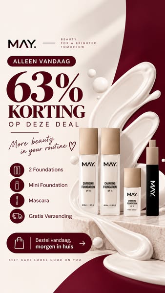 Beauty deal van september: 63% korting