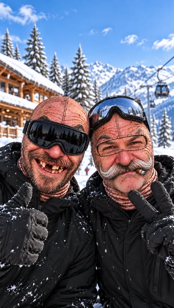 Het grappigste wintersportcadeau
