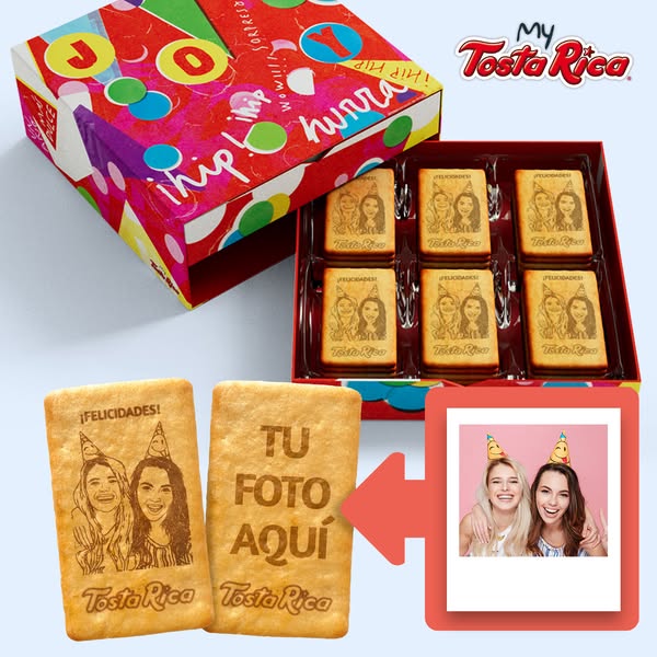 Galletas TostaRica Personalizadas: el regalo más original