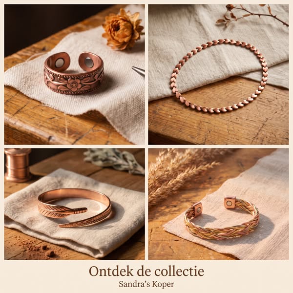 "Mijn moeder werd 96. Ze deed haar koperen armband nooit af. Geen enkele keer."