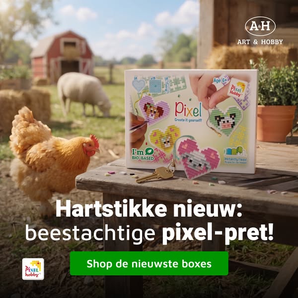Maak je eigen Pixelhobby sleutelhanger