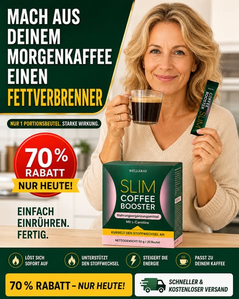Jetzt 70 % Rabatt auf Slim Coffee Booster sichern.