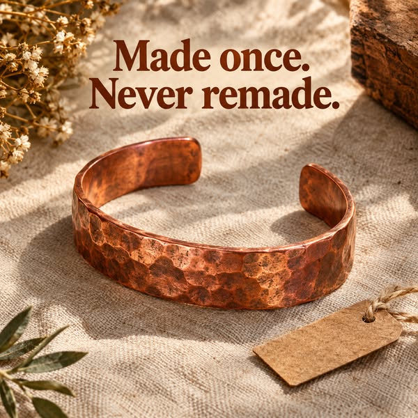 Made once. Never remade.