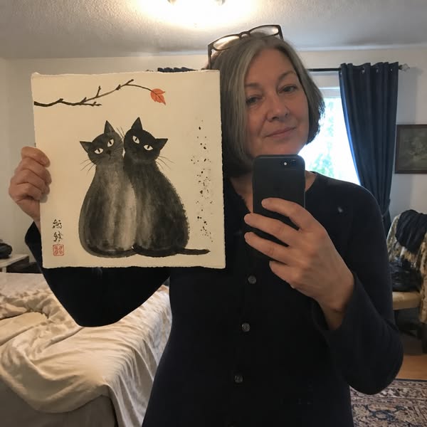 Learn The Ancient Japanese Art Of Painting Ink Cats