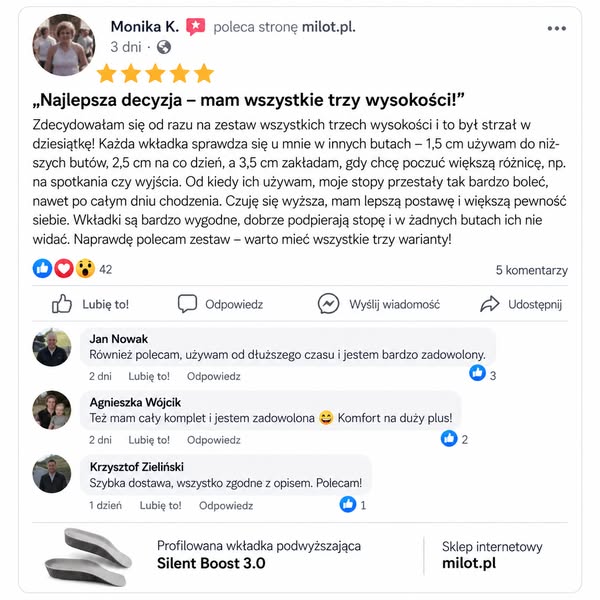 Zestaw trzech wysokości teraz -50%