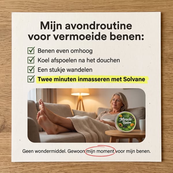 Een lichter gevoel in je benen
