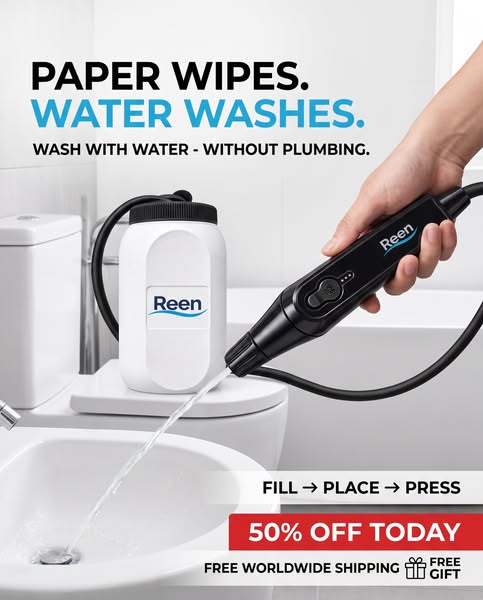 Wash With Water. No Plumbing.