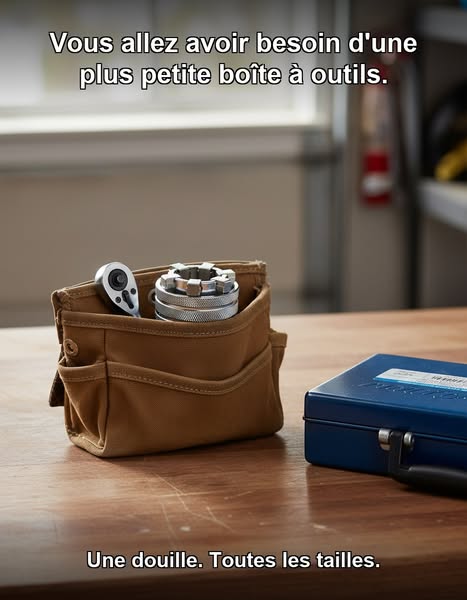Elle tient dans la boîte à gants.