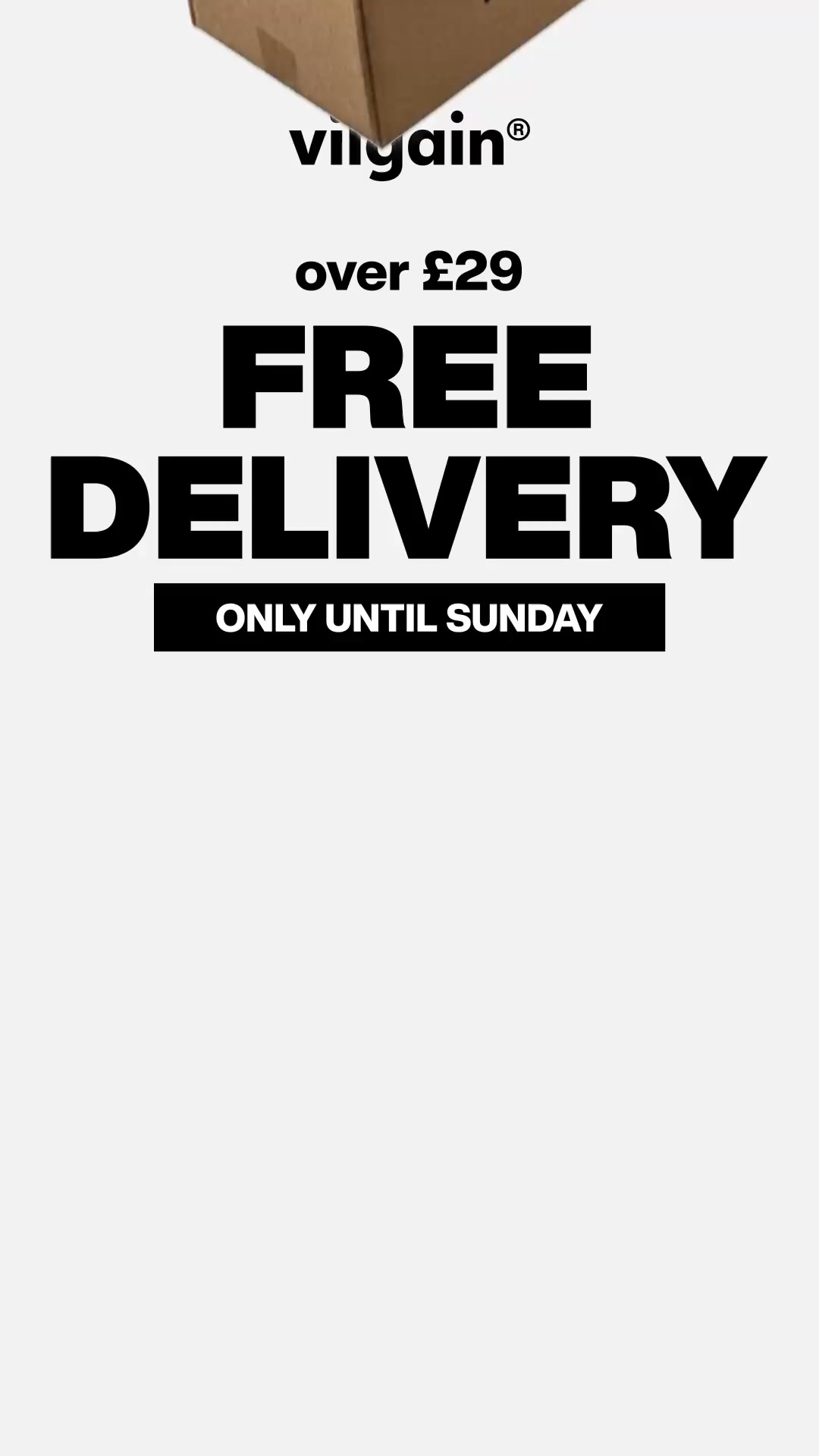 Don't miss out on the FREE DELIVERY