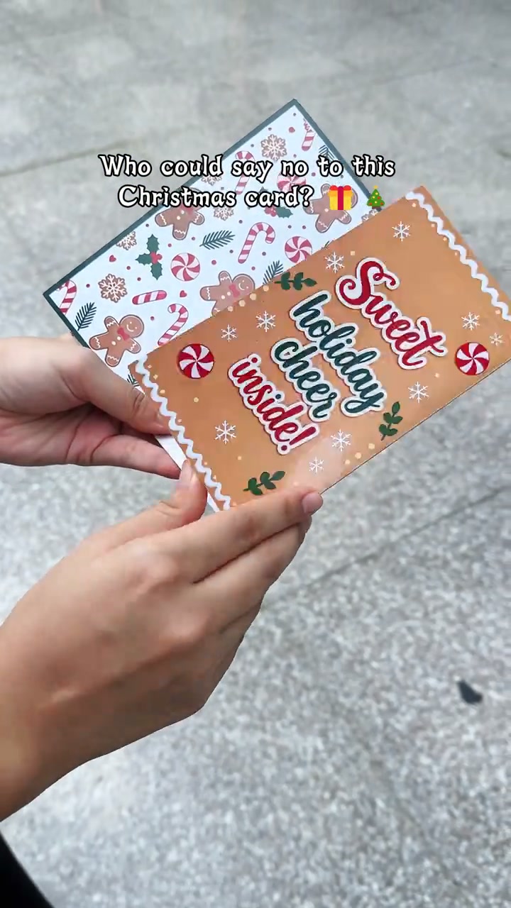 Buy 1 Get 1 Free50K+ SOLD! Christmas Pull-Tab 3D Greeting Card – Interactive Sliding Design
