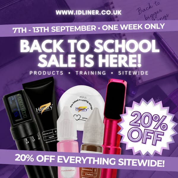 20% Off Sitewide · 7th–13th Sept Only