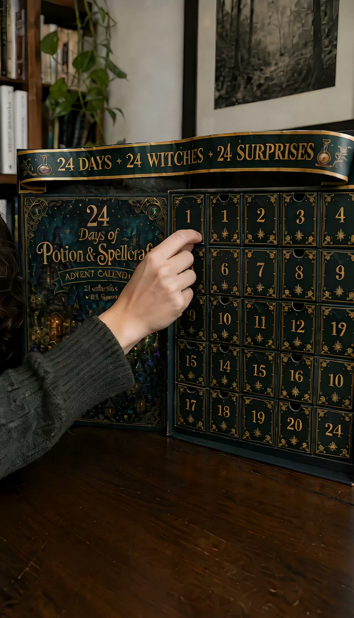 24 Days Of Witchy Surprises Advent Calendar | 24 Unique Collectible Witches with Magical Themes, Mini Figures & Fantasy Display Collec