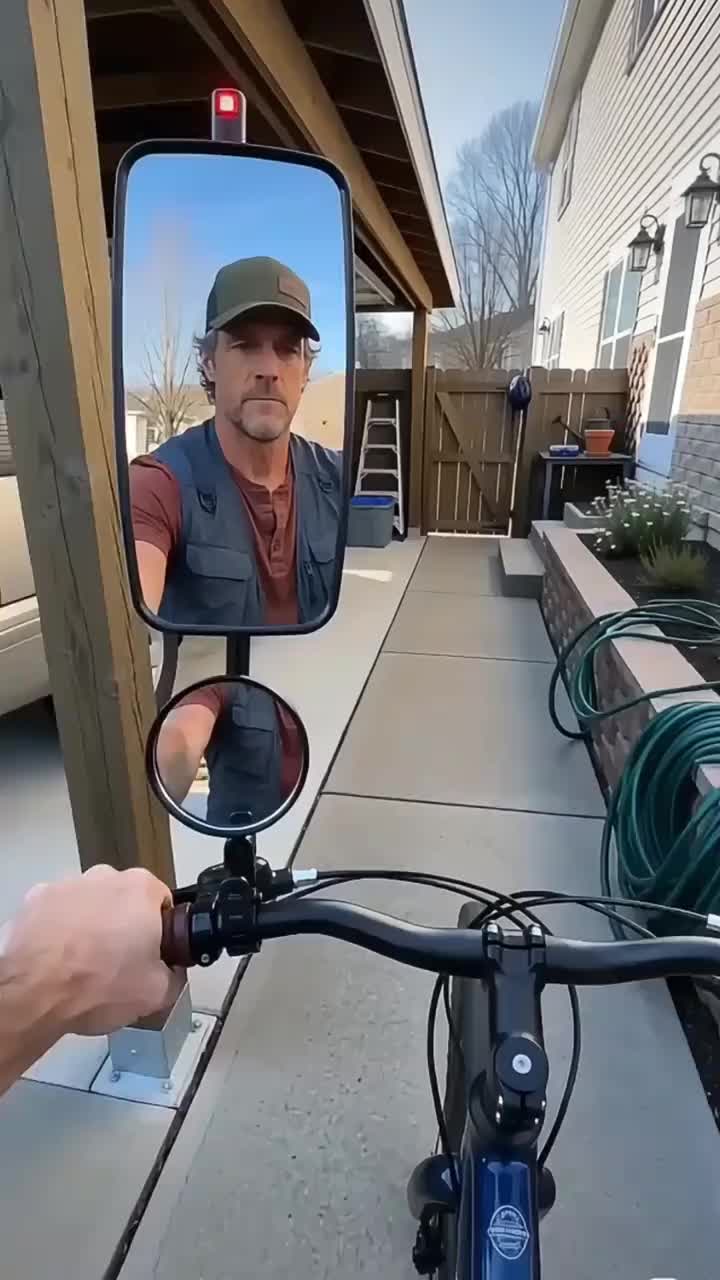 360 Degree Rotating Rearview Mirror