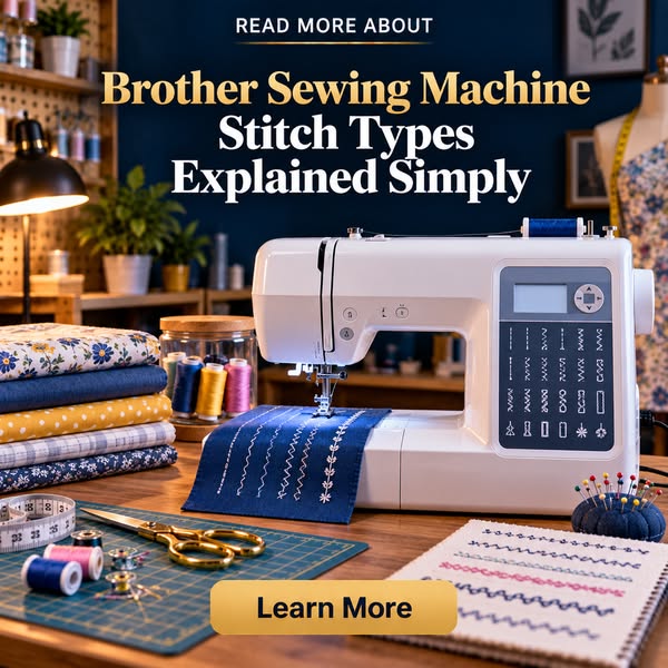 Brother Sewing Machine Stitch Types Explained Simply