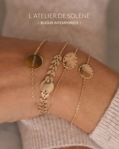 Bijoux plaqués or dès 30€