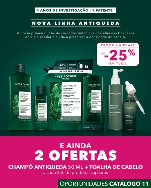 Anúncio de Yves Rocher Portugal