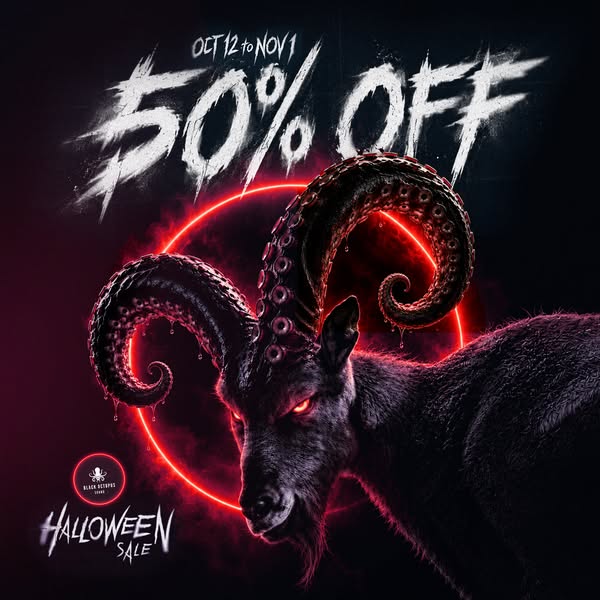 50% Off Halloween Sale is HERE!