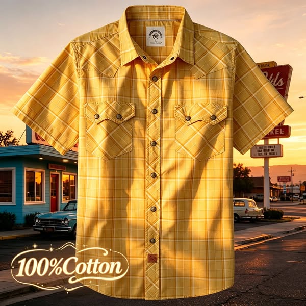Rustic Plaid Loose Fit Shirt | Western Vibes, All-Day Comfort