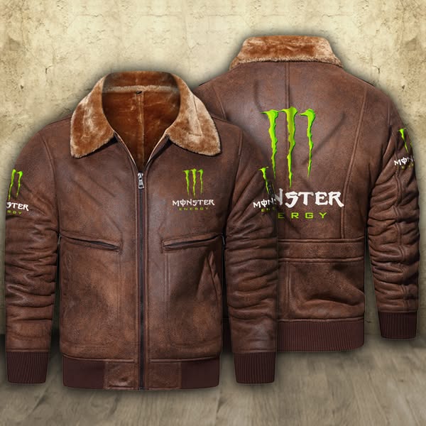Men’s Vintage Sherpa Fleece Lined Leather Flight Bomber Jacket | Heavyweight Winter Biker Coat | Secure Checkout | Tracked Shipping | 7-Day