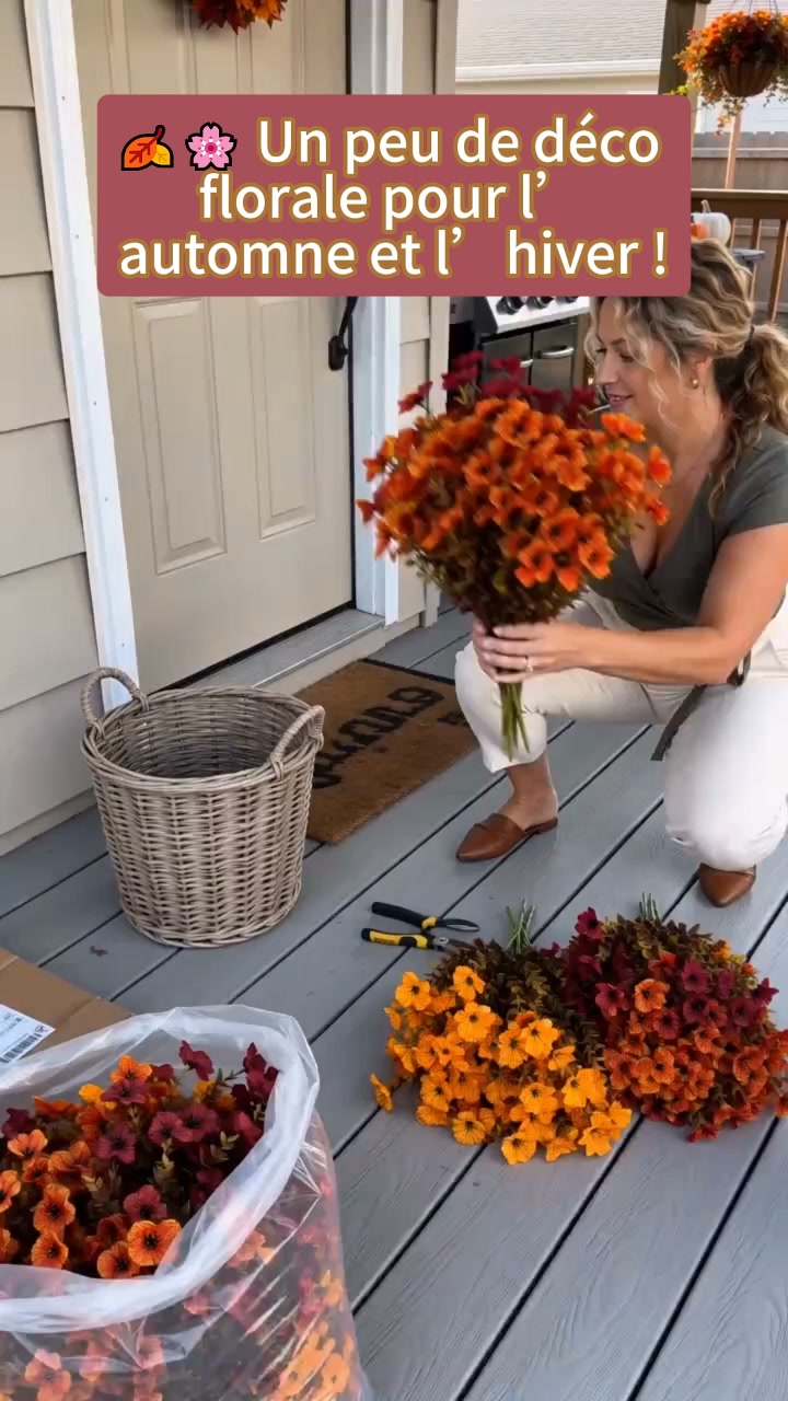 Ma jolie déco extérieure pour l’automne et l’hiver !
