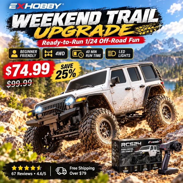 Pure rock crawling torque. Pocket size.