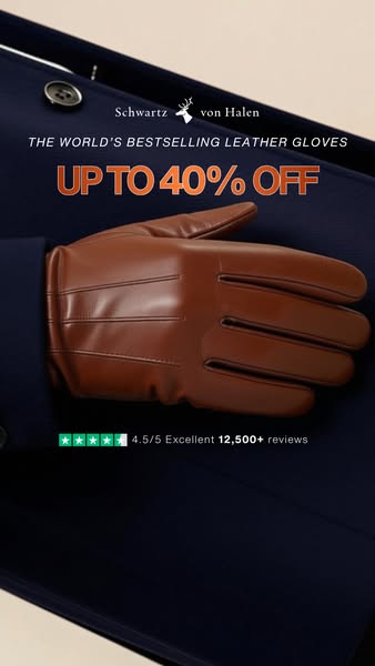 Premium Leather Gloves on Sale