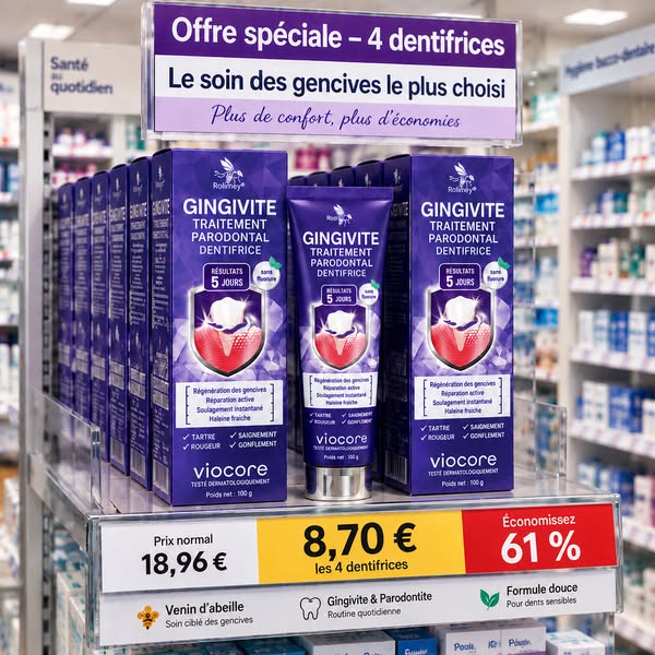Soin des gencives Recommandé par l’Association dentaire française (ADF) | Livraison sous 2 à 4 jours ouvrés | Remboursement intégral garan