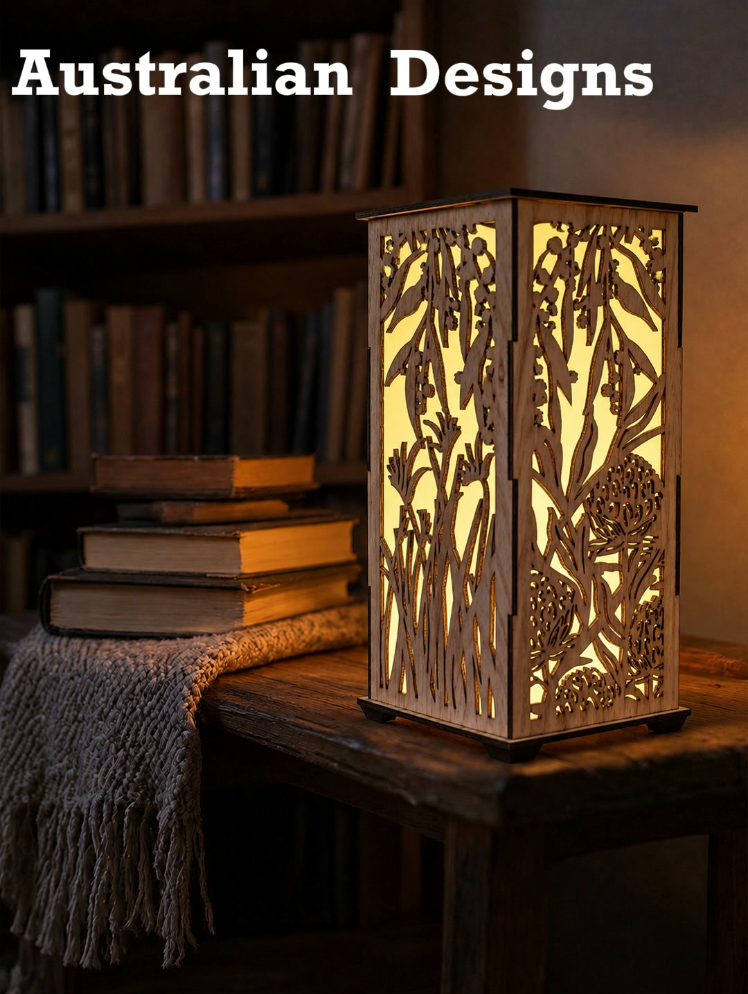 True Blue Aussie Wooden Lamps