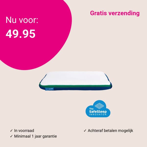 Kussen Aerosleep 35x50cm Medium