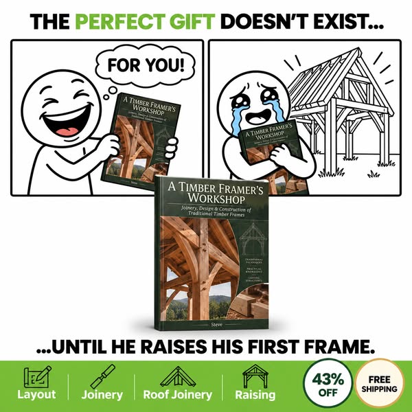Timber framing books, now $39.99