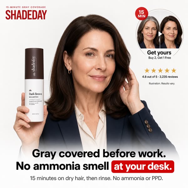 The Viral Shampoo That Covers Gray in 15 Minutes
