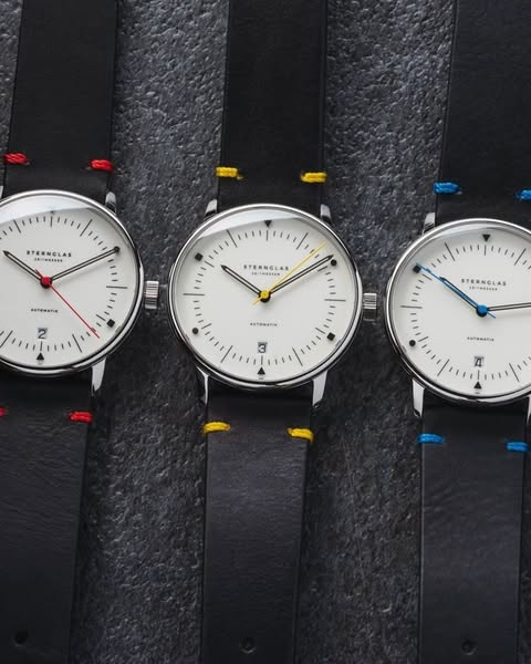Naos Automatik Edition Bauhaus X blue
