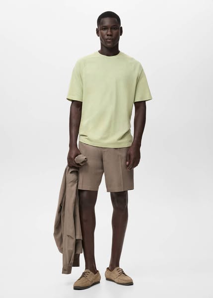 T-shirt de algodão e