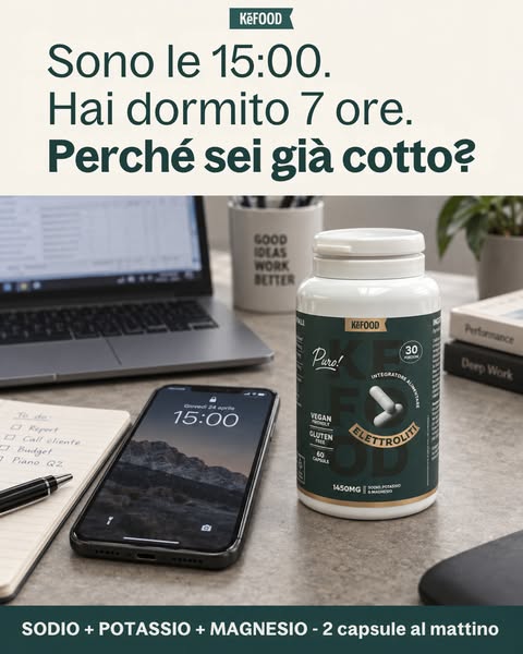 Ti bastano due capsule al mattino, non un altro caffè