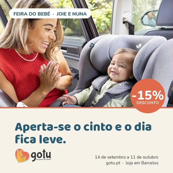 15% em Joie e Nuna