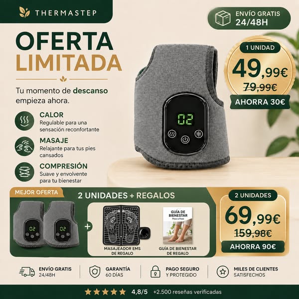 2 ThermaStep™ + regalos por 69,99 €