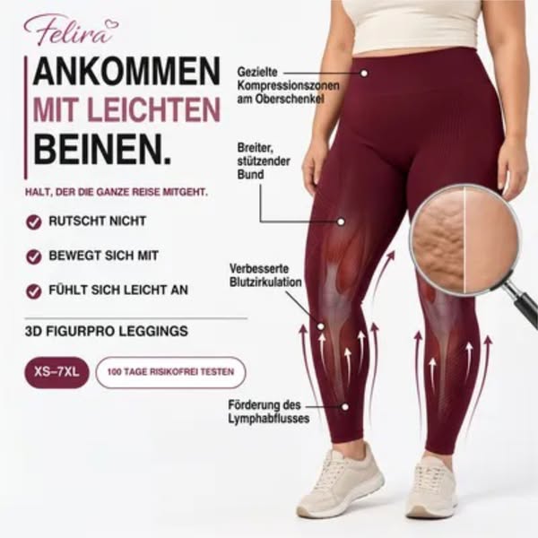 Glattere Beine. Leichteres Gefühl. Jeden Tag.