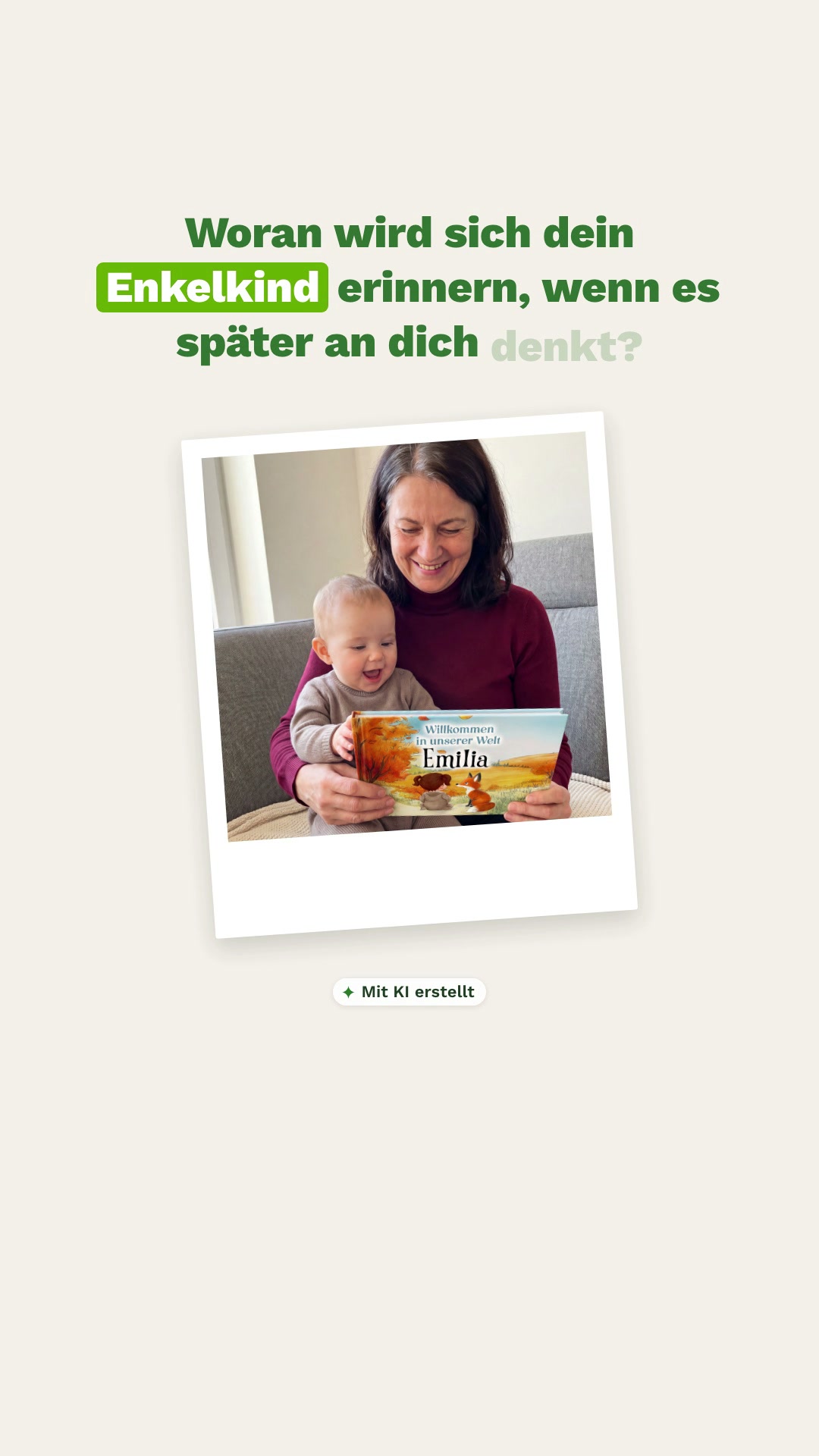 Mit Namen und deiner Widmung
