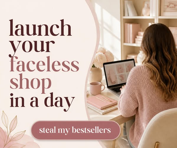Launch Your Faceless Shop Today!