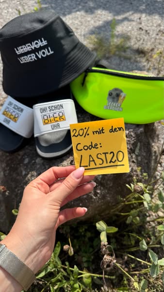 Fürs zurück kommen gibt es 20% Rabatt