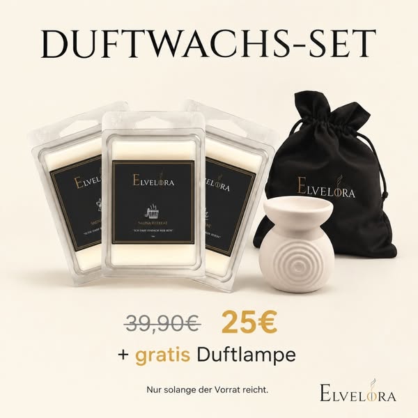 Duftwachs-Set sichern