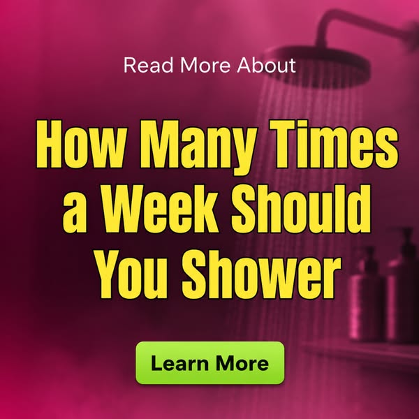 How often should people shower each week according to dermatology insights and habits?