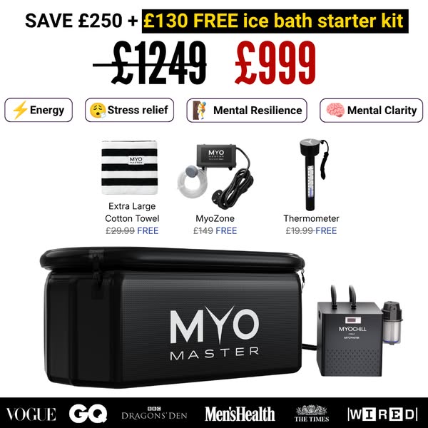 + FREE £129 ICE BATH ACCESSORIES