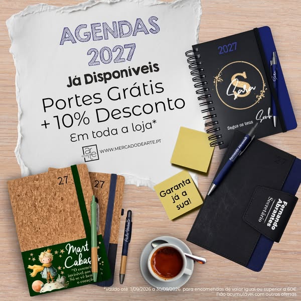 Agendas 2027 já disponíveis