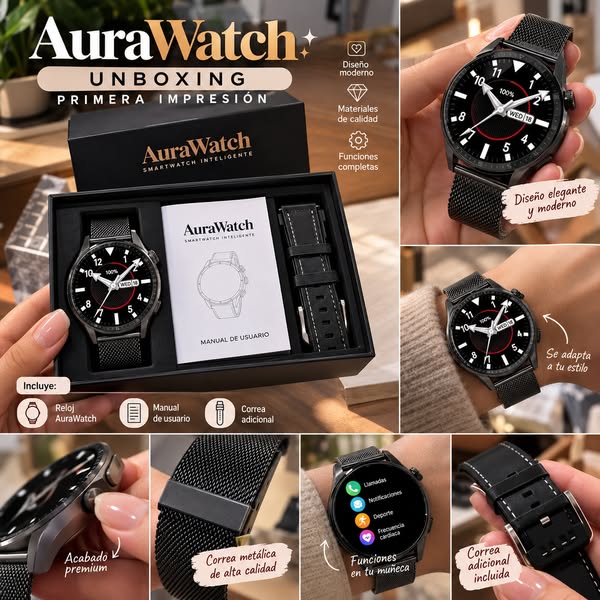 ¡NO ES SOLO UN RELOJ, ES MUCHO MÁS!