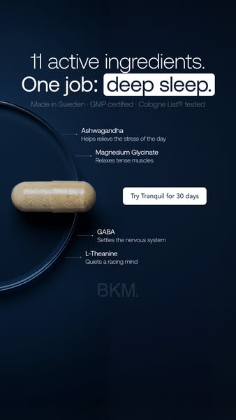 Unlock deep, restorative sleep tonight