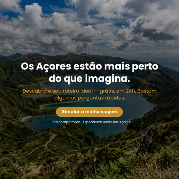 3 ideias de viagem aos Açores em 24h