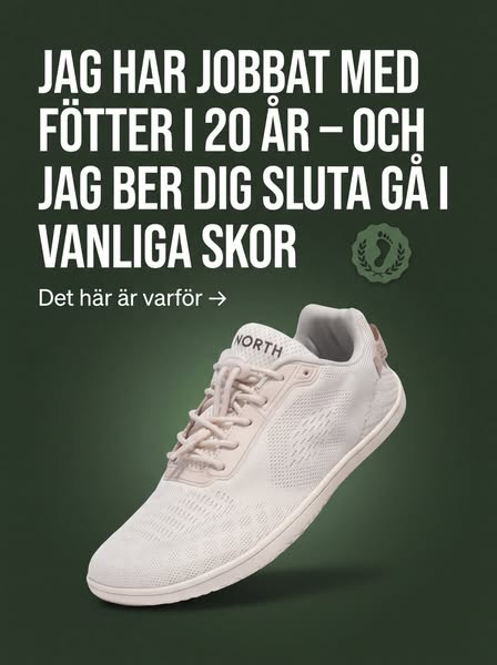 Jobbat med fötter i 20 år Därför avråder experten från vanliga skor