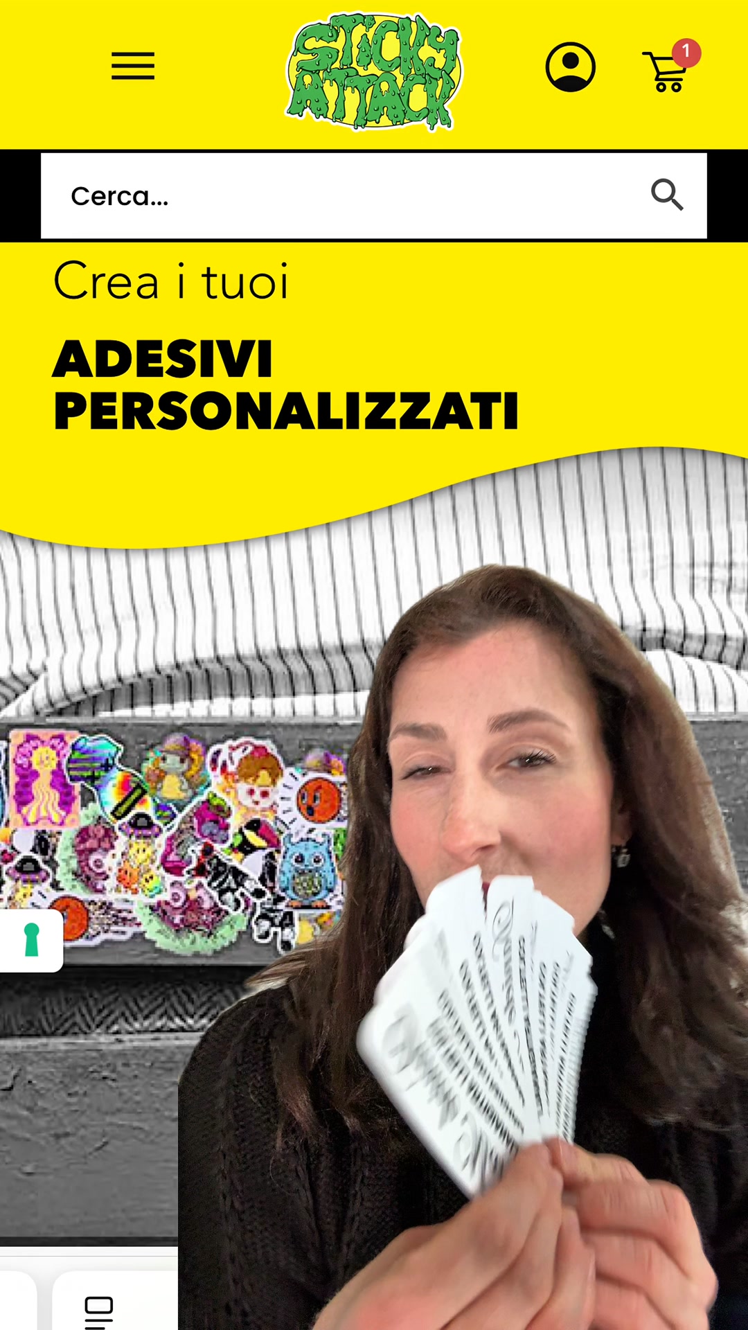 STICKERS PERSONALIZZATI