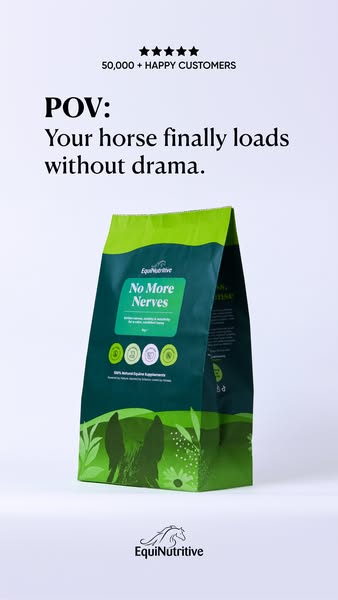 Calm Your Horse Naturally with No More Nerves!
